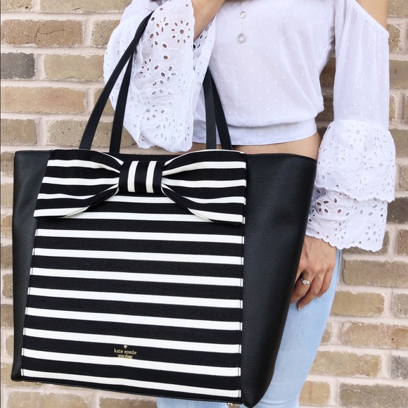 Gaby’sBags👜💕- NWT Kate Spade Large Tote Bow - Picture 3 of 7